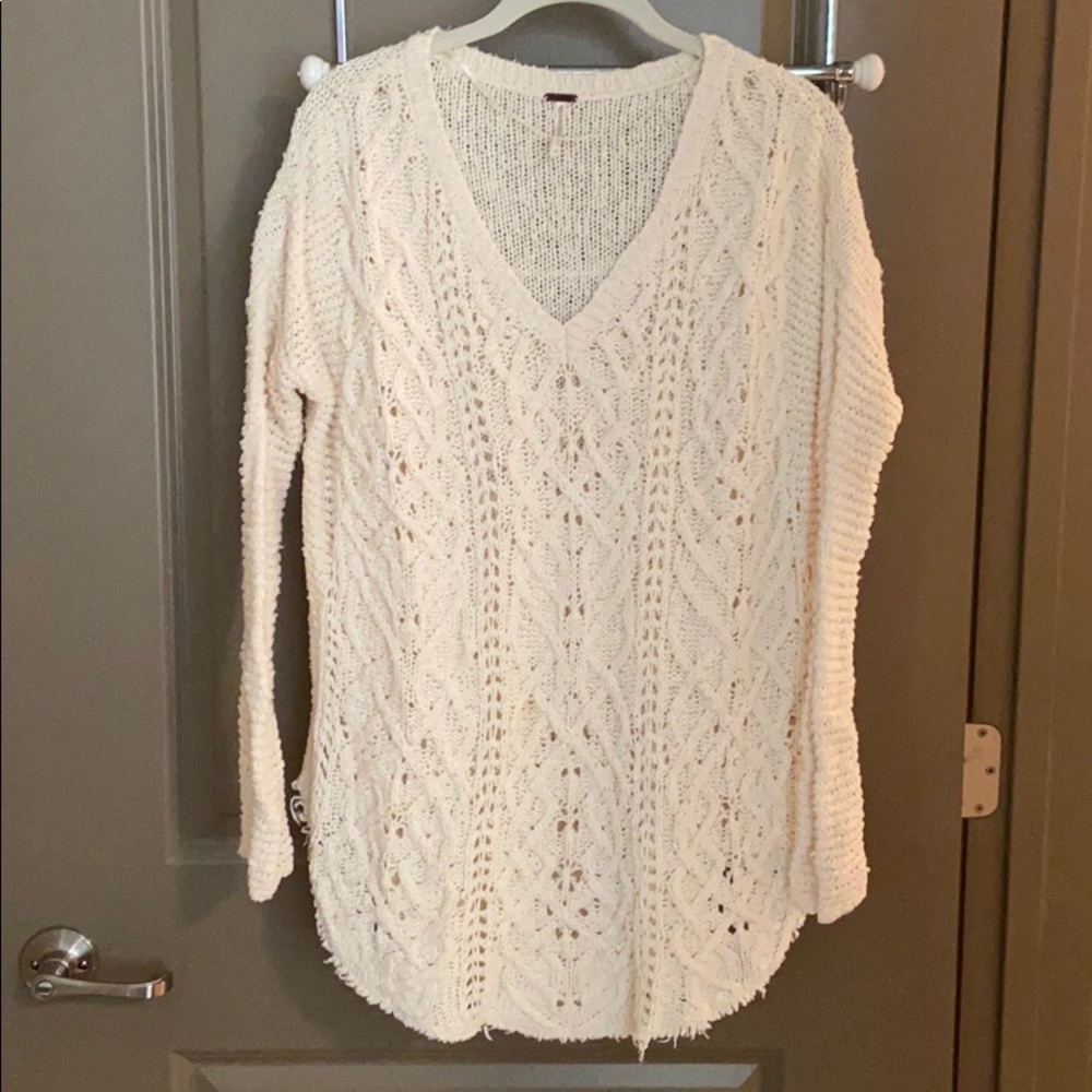 Free People off-white sweater